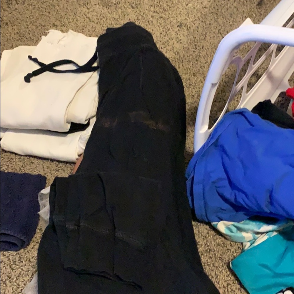 Black pair of jogging pants